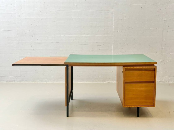 Image 1 of Mid-century desk with linoleum top by Merz Roller, 1960s