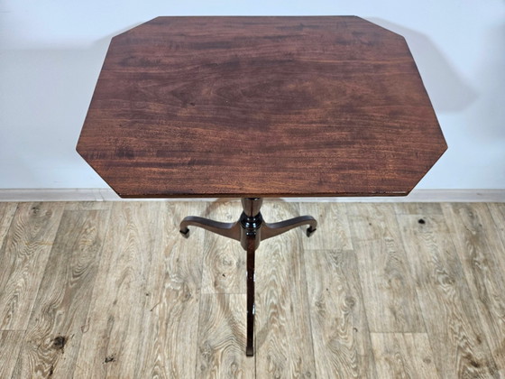 Antique Victorian Mahogany Side Table, 1800s – Wood, Hollywood Regency (photo 7 of 15)