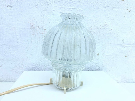 Image 1 of Piccola lampada da tavolo di Glashütte Limburg anni '70-'80 Space Age