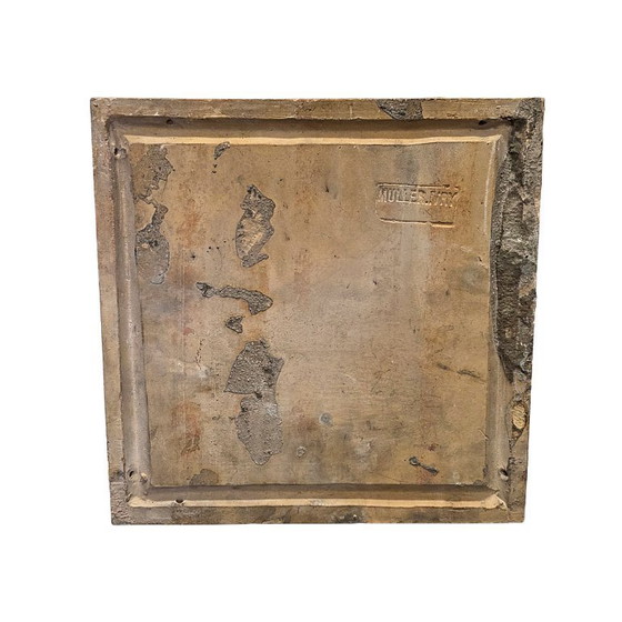 Image 1 of Grote Frans Art Nouveau keramieken tegel van Émile Müller