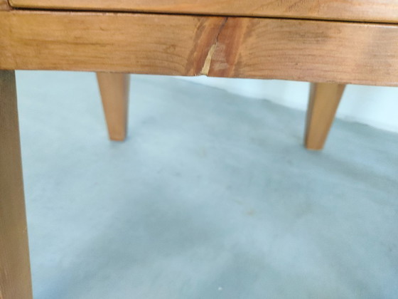 Vintage set robuust grenen houten lampentafels bijzettafels koffietafels (evt Nachtkastjes) – Wood (photo 14 of 15)