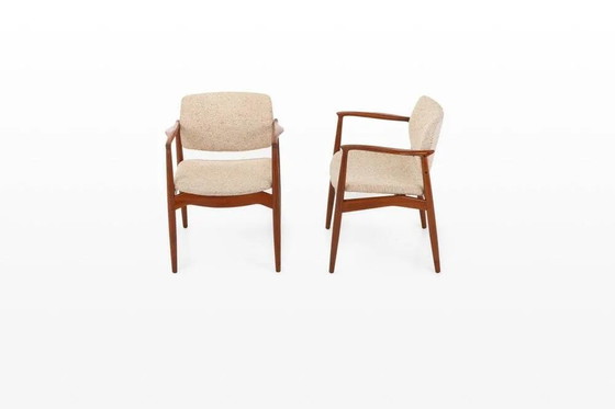 Chaises Captain's d'Erik Buch pour Ørum Møbler, Danemark, années 1960, lot de 2 – Chaises de salle à manger (photo 6 of 16)