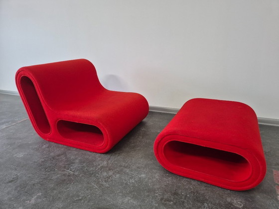 Image 1 of "Other One Lounge Chair" with ottoman by Leif Jörgensen for HAY