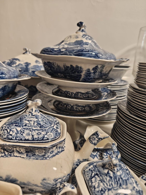 Image 1 of VINTAGE SCOTTISH TABLEWAREBrand: Britannia Pottery Co Ltd (Glasgow)Pattern: "Rural England"Period: 1920s - 1950sAuthentic