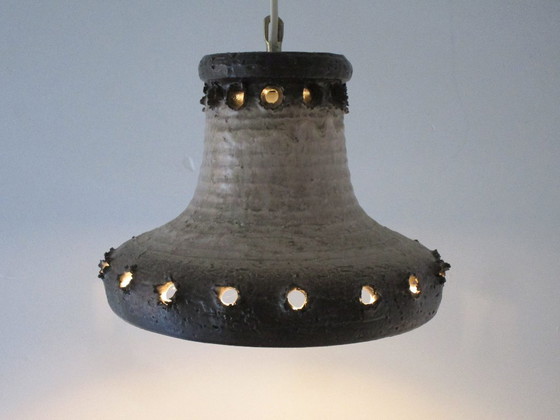 Vintage Danish ceramic pendant lamp from the 1970s (photo 7 of 17)