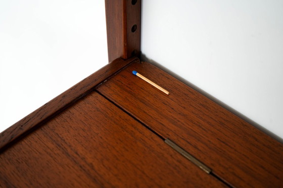 Image 1 of Teak modular shelving unit, Danish design, 1960s, manufactured by Hansen & Guldborg