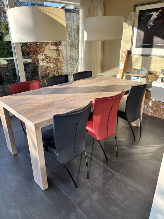 Massief Eiken Design Tafel – Eettafels, Wood (photo 5 of 7)
