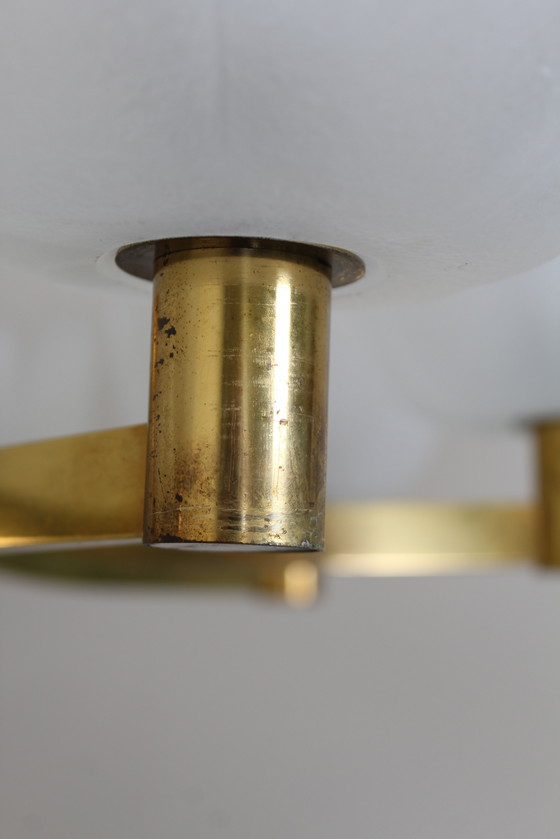 Image 1 of Vintage Pendant Lamp, Chandelier - Brass 1970s