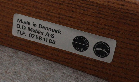 Image 1 of Set of 4 Erik Buch chairs O.D. Mobler model 49 vintage Danish