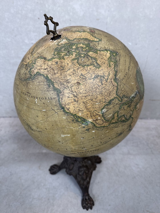 Image 1 of Antique globe - Lebegue ca 1900