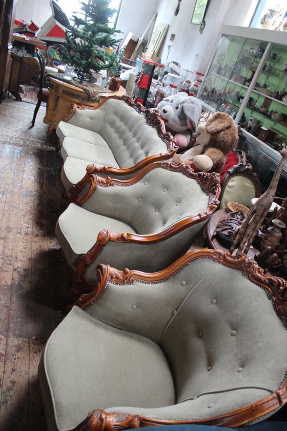 Image 1 of baroque lodewijk sofa set