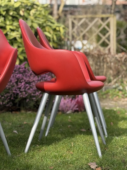 Set of 4 vintage design chairs, designed by Fabio Di Bartolomei for IMS Italia in the 1970s.