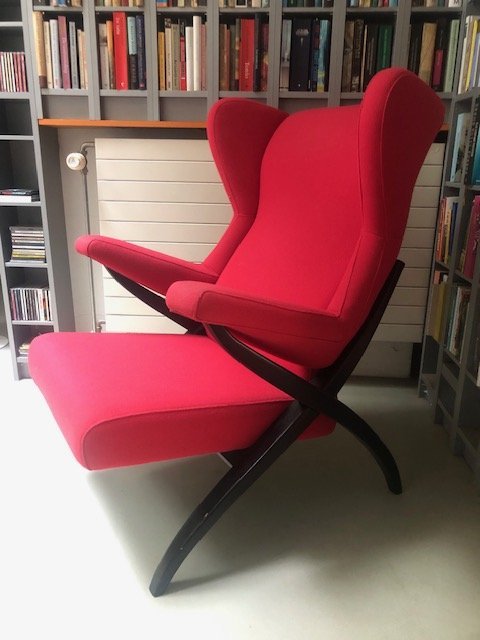 Fauteuil Franco Albini, 1952, Arflex, Italie. Réédition 1979, Arflex riproposte