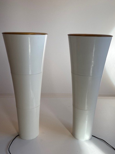 Ikea Fackla Flush Tube Vloerlamp Carl Ojerstam jaren 90 – vloerlampen, Plastic