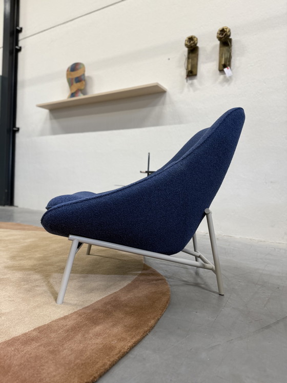 Image 1 of Pode Tresto Poltrona De Ploeg Monza tessuto Blu