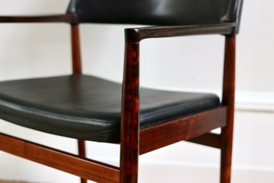 Vintage Scandinavische fauteuil van palissanderhout, ontworpen door Erik Worts, 1960. – Wood (photo 8 of 12)