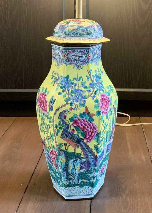 1x lampenvoet porcelaine de Paris