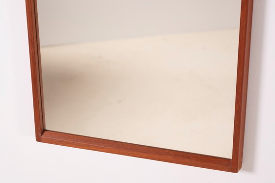 Image 1 of Miroir en teck de Kai Kristiansen pour Aksel Kjersgaard, 1960s