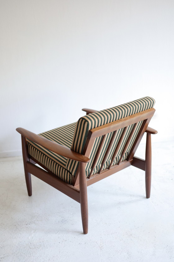 Poltrona danese dal design di metà secolo – Poltrone, Wood, Textile (photo 3 of 6)