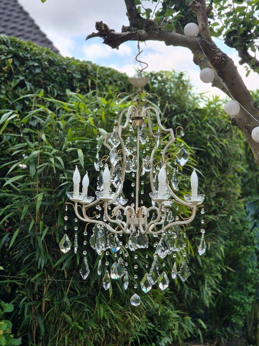 Originele Domicil kroonluchter "Tredo" - Murano glas & gouden accenten