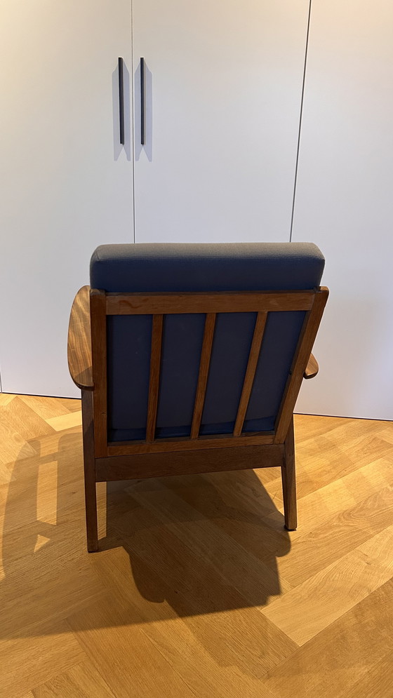 Image 1 of Deense teakhouten fauteuil uit het midden van de 20e eeuw