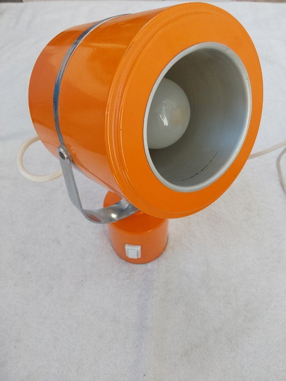Image 1 of Oranje draaibare tafellamp Sixties Edition