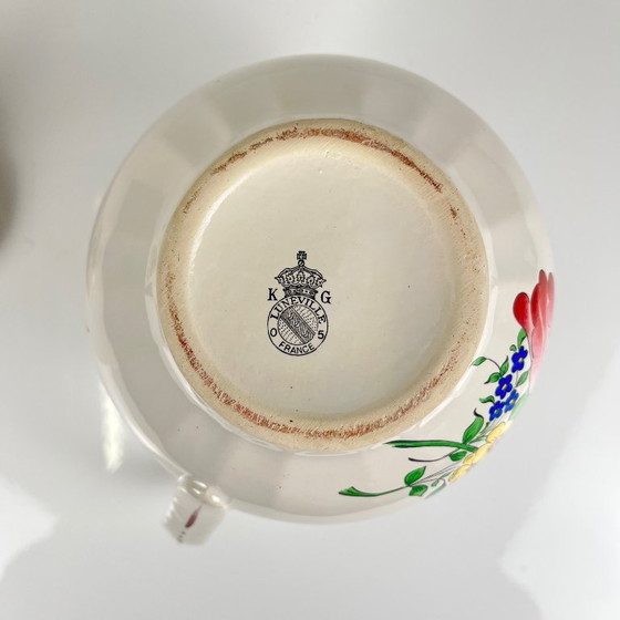 Tetera pequeña KG Lunéville, modelo "Réverbère", motivo tulipán – Accesorios de mesa, Ceramic (photo 5 of 9)