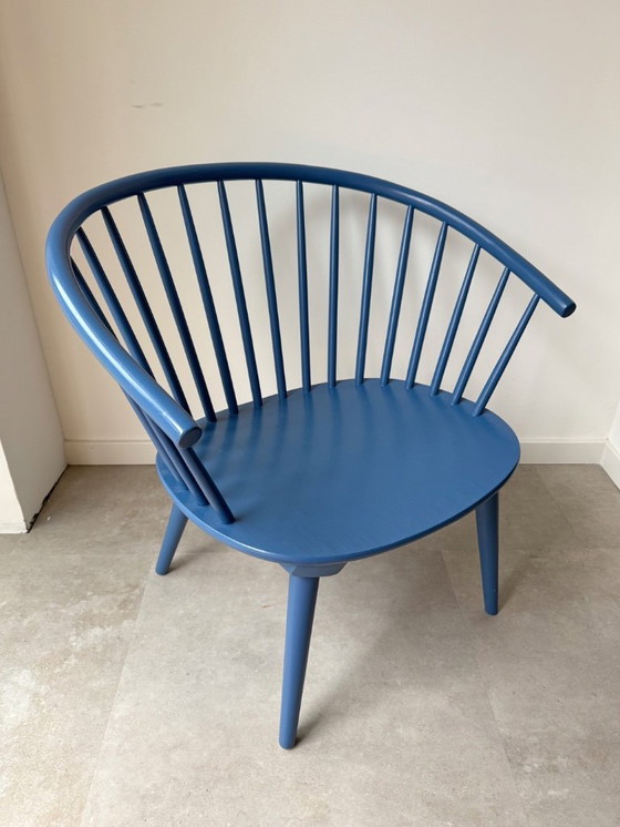 Image 1 of Fauteuil vintage Gilles Lundgren « Eker » / fauteuil à lattes