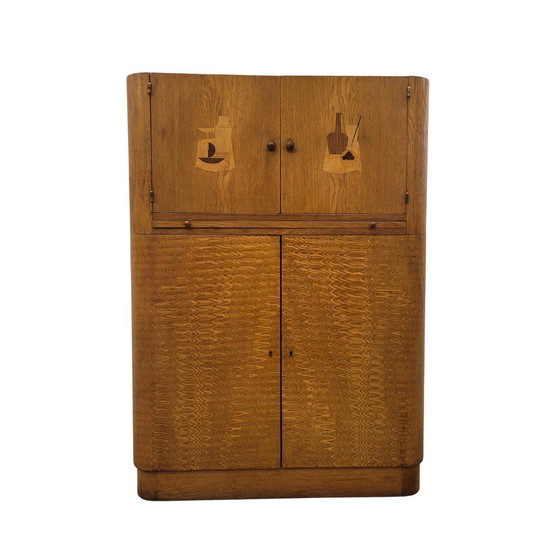 Image 1 of Mueble Bar Art Déco, Madera De Arce, Circa 1930 – Francia