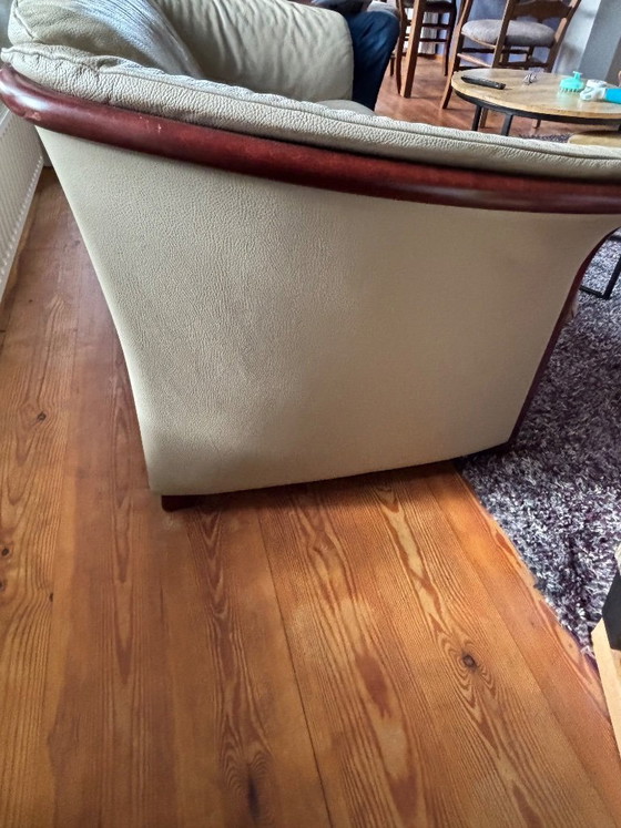 Image 1 of Ekornes leren bank 