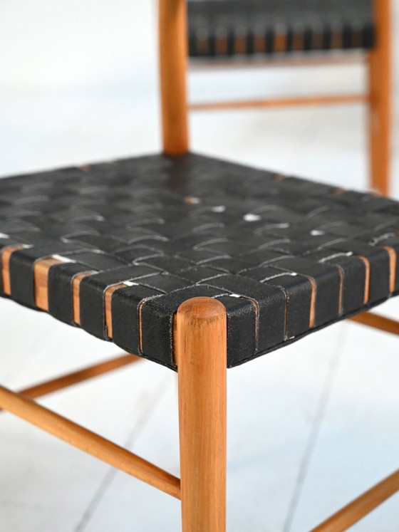 Image 1 of Set van 6 stoelen van Yngve Ekström