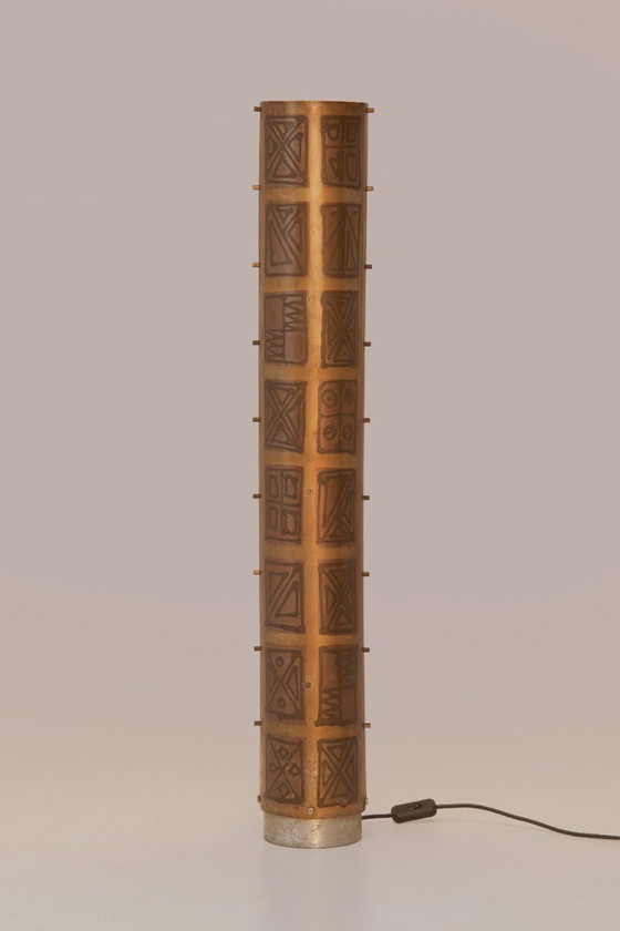 Image 1 of Italian Brutalist Floor Lamp