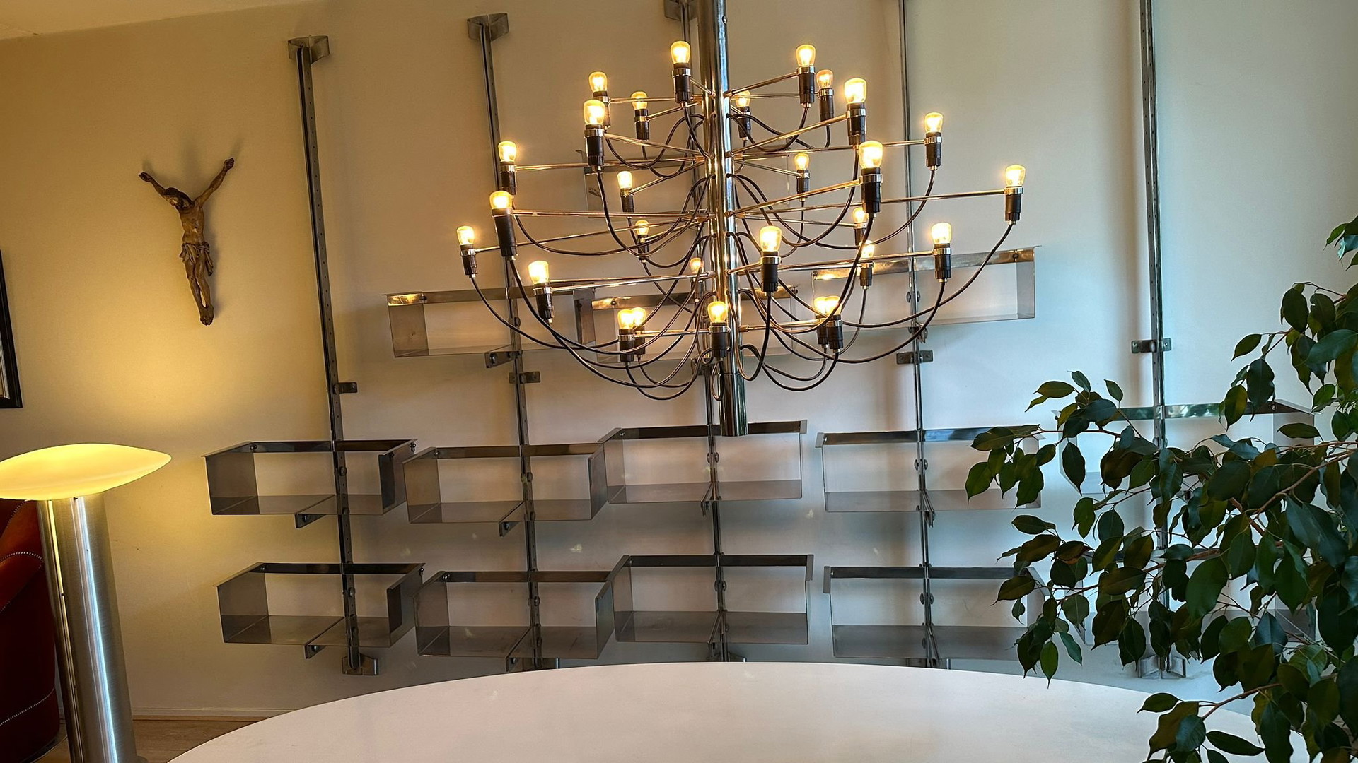 chandelier シェルフ FLOS 2097/30 chandelier 30 lights chrome matt | €600 | Whoppah