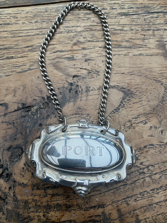 Image 1 of 2 etichette/cartellini argentati per caraffa