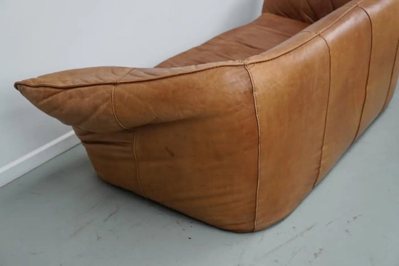 Image 1 of Canapé Andes en cuir cognac par Gerard van den Berg pour Montis, 1970