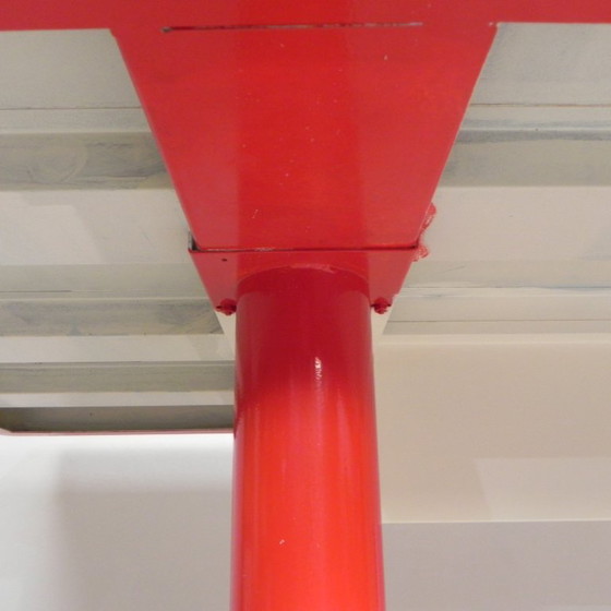 Ahrend Oda dining table, desk, with aluminum edge, 1950s – Plastic, Metal (photo 7 of 29)