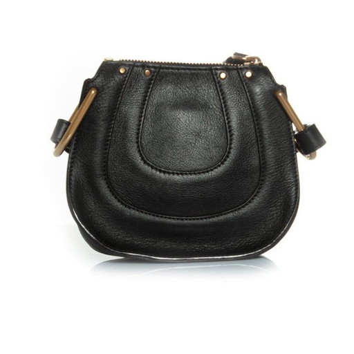 Chloe, borsa a tracolla Mini Hayley nera