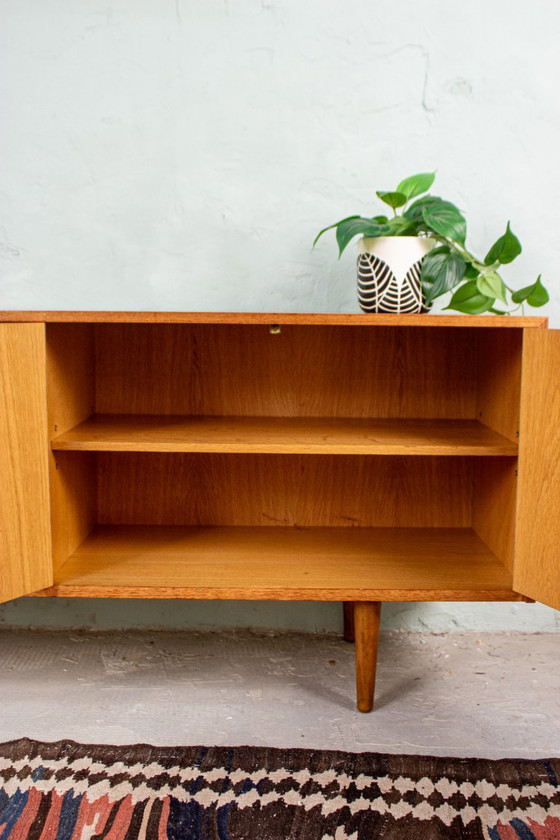 Image 1 of Vintage teak sideboard, chest of drawers, lowboard, Danish 1960s