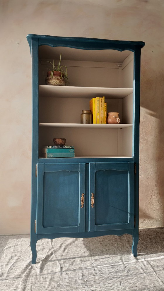 Louis XV Style Sideboard/Open Bookcase – Wood (photo 8 of 23)