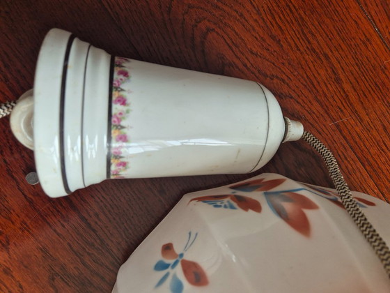 Image 1 of Atmospheric authentic hanging lamp from the 19th century