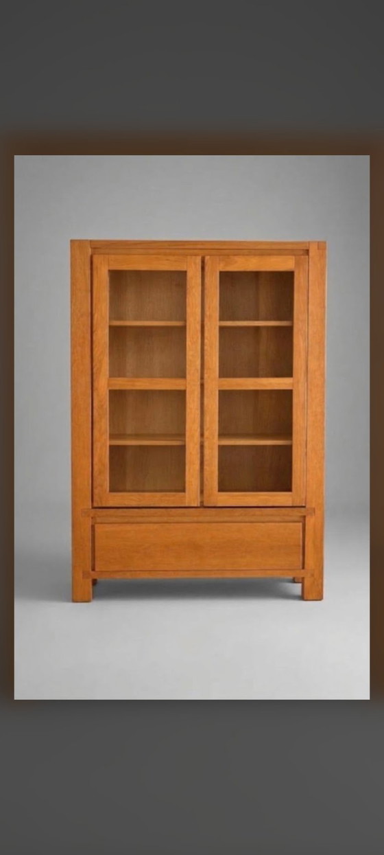 Solid wood display cabinet dresser, Brown (photo 2 of 6)
