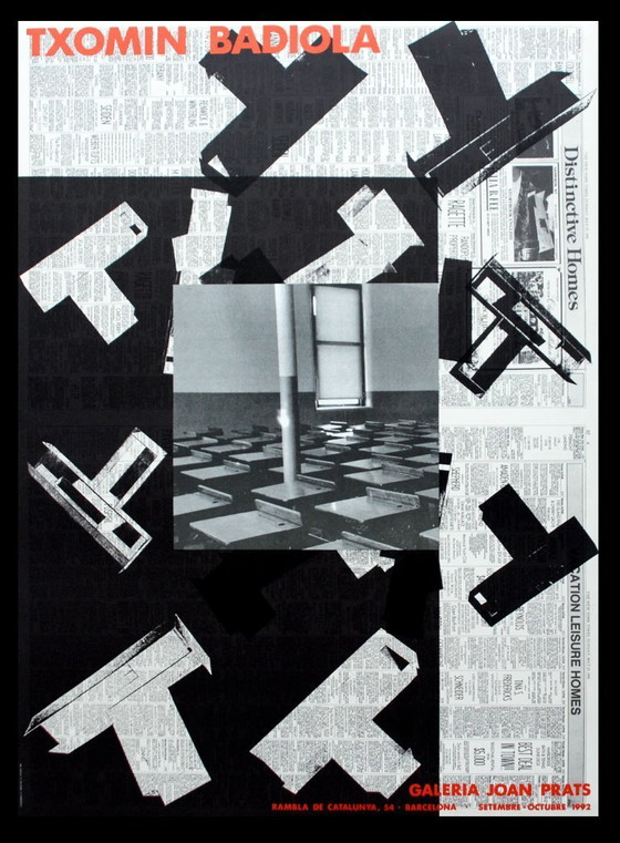 Image 1 of Badiola, Txomin - Galeria Joan Prats, 1992 - tentoonstellingsaffiche