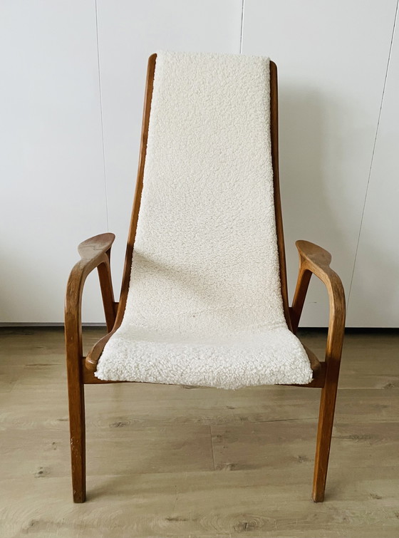 Image 1 of Lamino fauteuil met voetenbank van Swedese