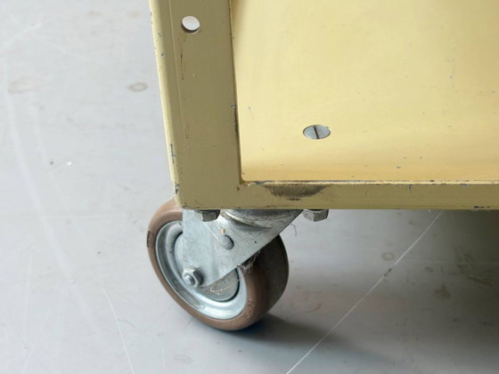 Image 1 of Industrial metal trolley/rolling chest, 1970s