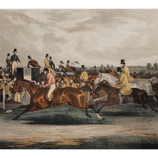 Aquarell-Radierung auf Papier "Charming Polly", J. R. Mackerel, 1844 - England