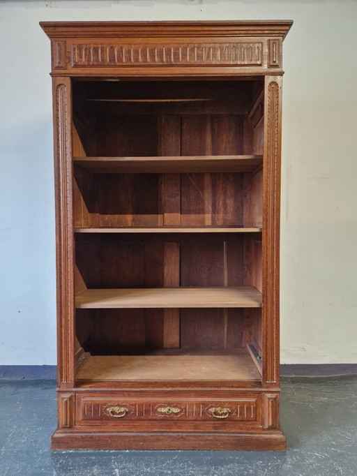 Shelf bookcase kitchen shelf Wilhelminian era