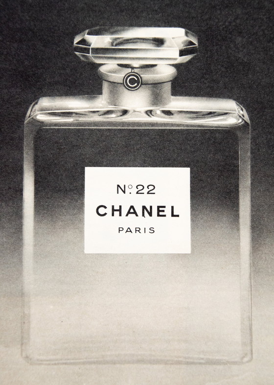 Image 1 of Manifesto pubblicitario originale Chanel n. 22 vintage del 1963 / Senza cornice / 33x25 cm / Ottime condizioni / Nessuna ristamp