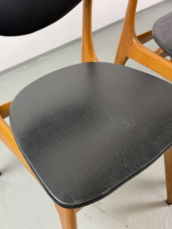 Set van 4 vintage eetkamerstoelen in Scandinavische stijl – Jaren 60 – Skai, Wood (photo 11 of 14)