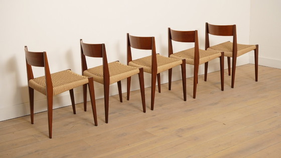 Image 1 of Chaise de salle à manger vintage | Cadovius | Pia | Royal Persiennen | Restaurée