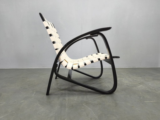 Image 1 of Fauteuil lounge en bois courbé de Jan Vanek, Tchécoslovaquie, années 1960